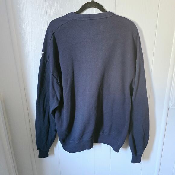 Jerzees Vintage Nautical Oversize Cardigan  size XL Old Money Embellished - Picture 10 of 10